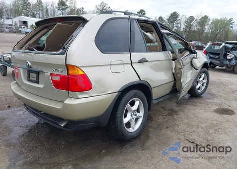 2001 BMW X5 3.0 from USA, damaged, VIN WBAFA53501LM83529